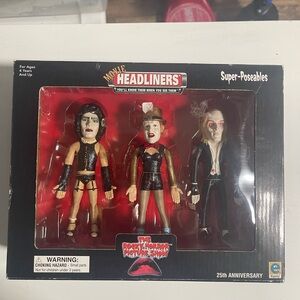 Rocky Horror Picture Show 25th anniversary figurines.
